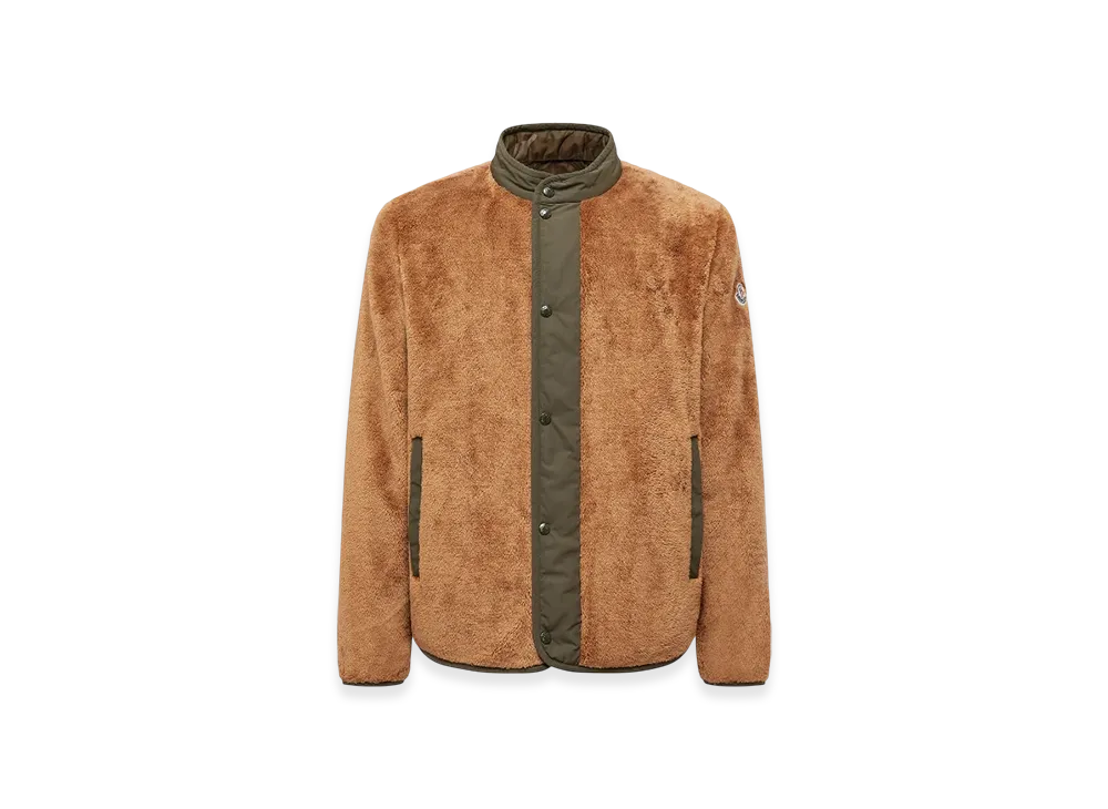MONCLER Rentignat Reversible Teddy Short Padded Jacket "Camel"