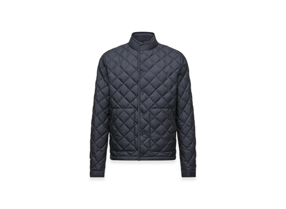 MONCLER Oise Diamond-Quilted Short Down Jacket "Blue"
