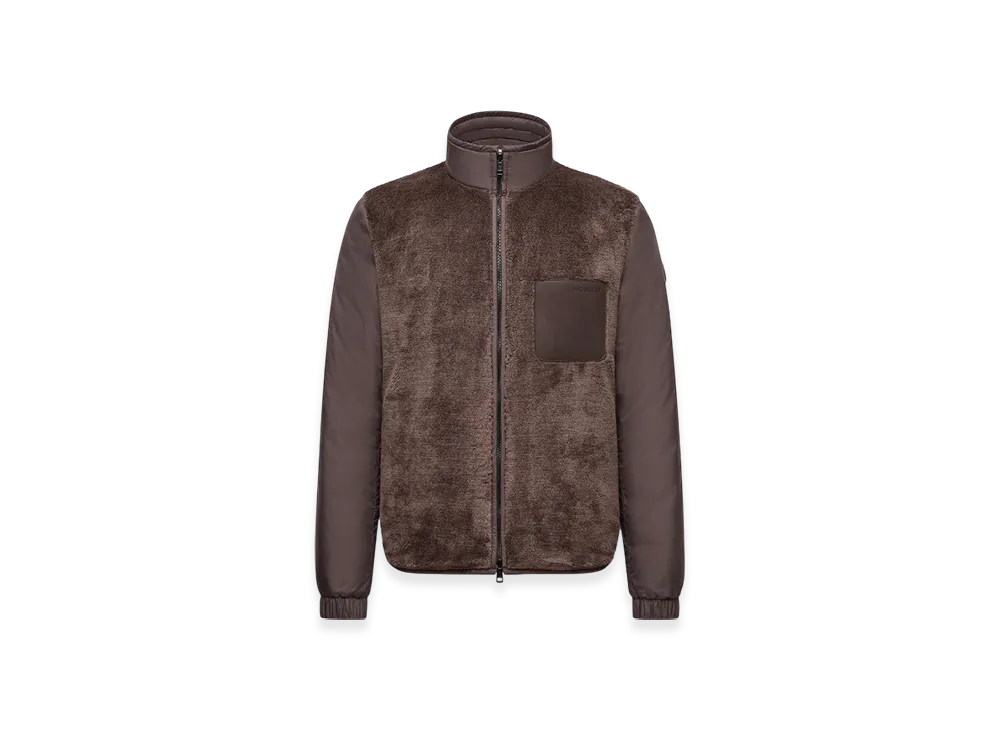 MONCLER Livra Reversible Teddy Short Down Jacket "Brown"