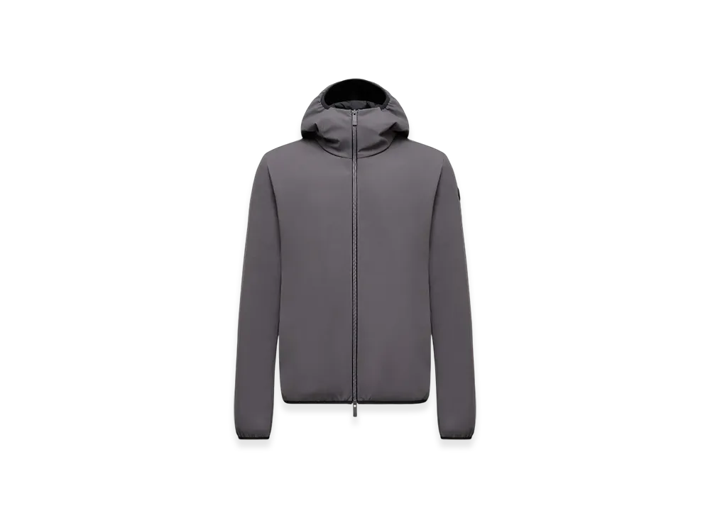 MONCLER Batisse Hooded Short Down Jacket "Dark Grey"