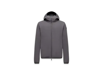 MONCLER Batisse Hooded Short Down Jacket "Dark Grey"