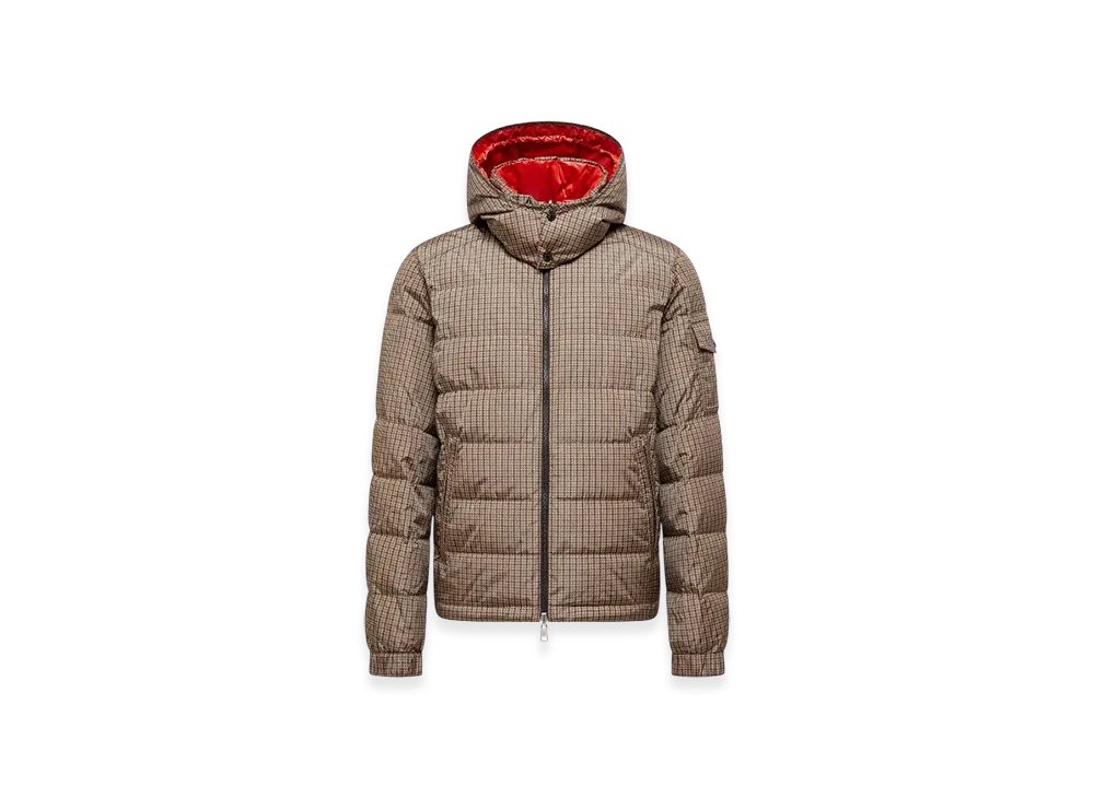 MONCLER Jonage Reversible Hooded Short Down Jacket "Brown"