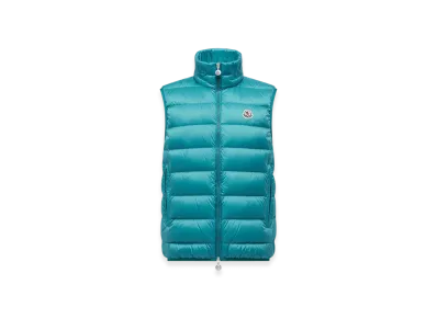 MONCLER Rocoque Down Gilet "Turquoise"