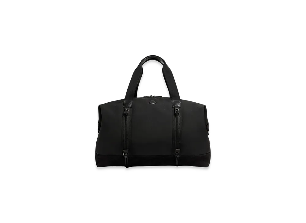 MONCLER Tech Water-Repellent Leather-Trimmed Duffle Bag "Black"