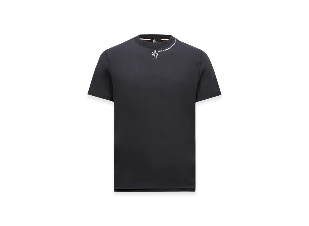 MONCLER Logo Cotton T-Shirt "Navy Blue"