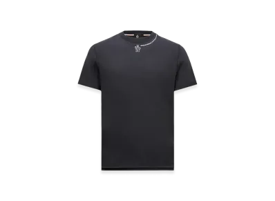 MONCLER Logo Cotton T-Shirt "Navy Blue"