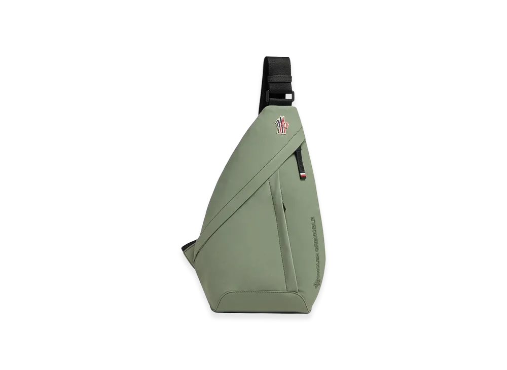 MONCLER Water-Repellent Crossbody Bag "Olive Green"