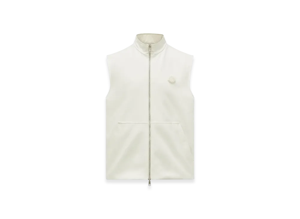 MONCLER Reversible Padded Cotton Gilet "White"