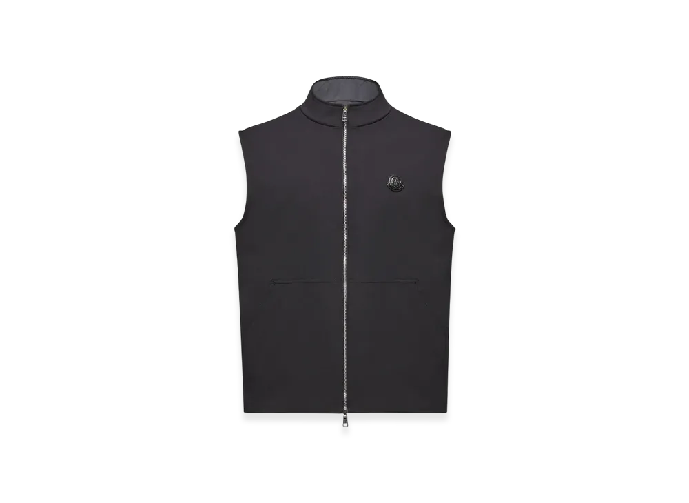 MONCLER Reversible Padded Cotton Gilet "Black"