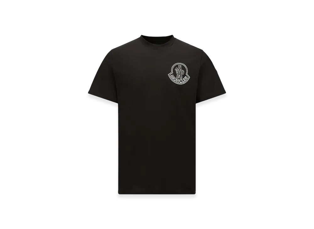 MONCLER Logo Cotton T-Shirt "Black"