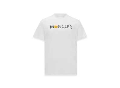 MONCLER Punctuation Logo Cotton T-Shirt "White"