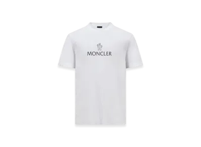 MONCLER Logo Cotton T-Shirt "White"