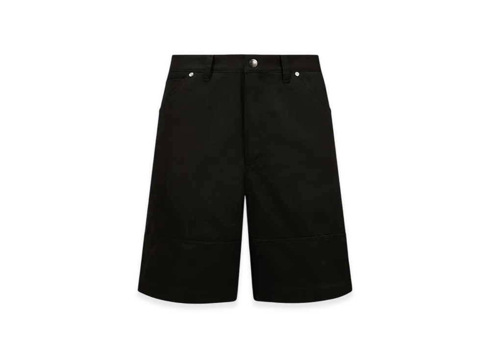 MONCLER Cotton Bermuda Shorts "Black"