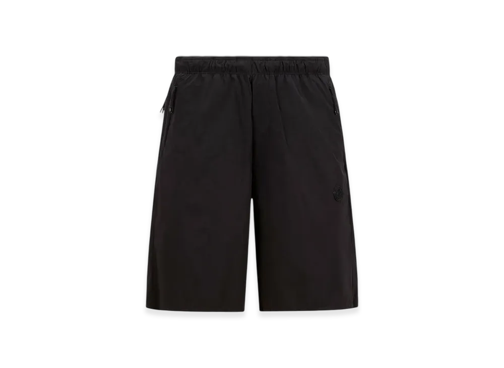 MONCLER Logo Patch Shorts "Black"