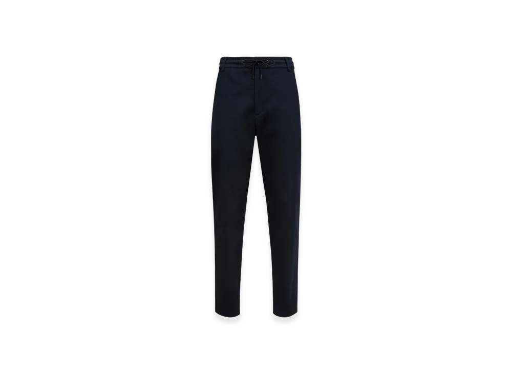 MONCLER Cotton Gabardine Chinos "Navy Blue"
