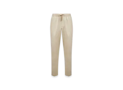 MONCLER Cotton Jogging Trousers "Beige"