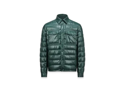MONCLER Chambly Down Shirt Jacket "Dark Green"