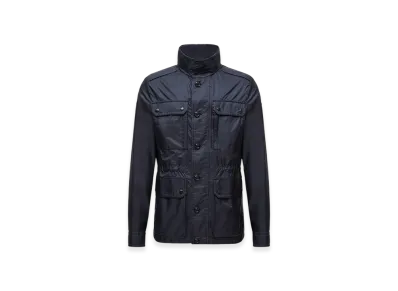 MONCLER Lez Water-Repellent Field Jacket "Dark Blue"