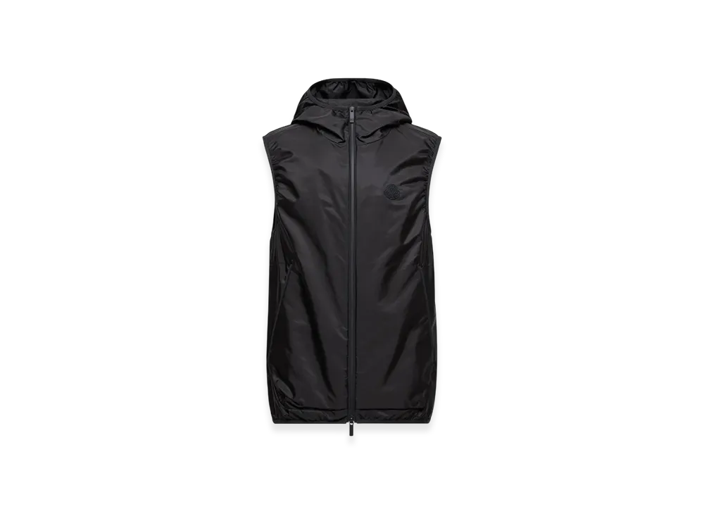 MONCLER Moretan Hooded Gilet "Black"