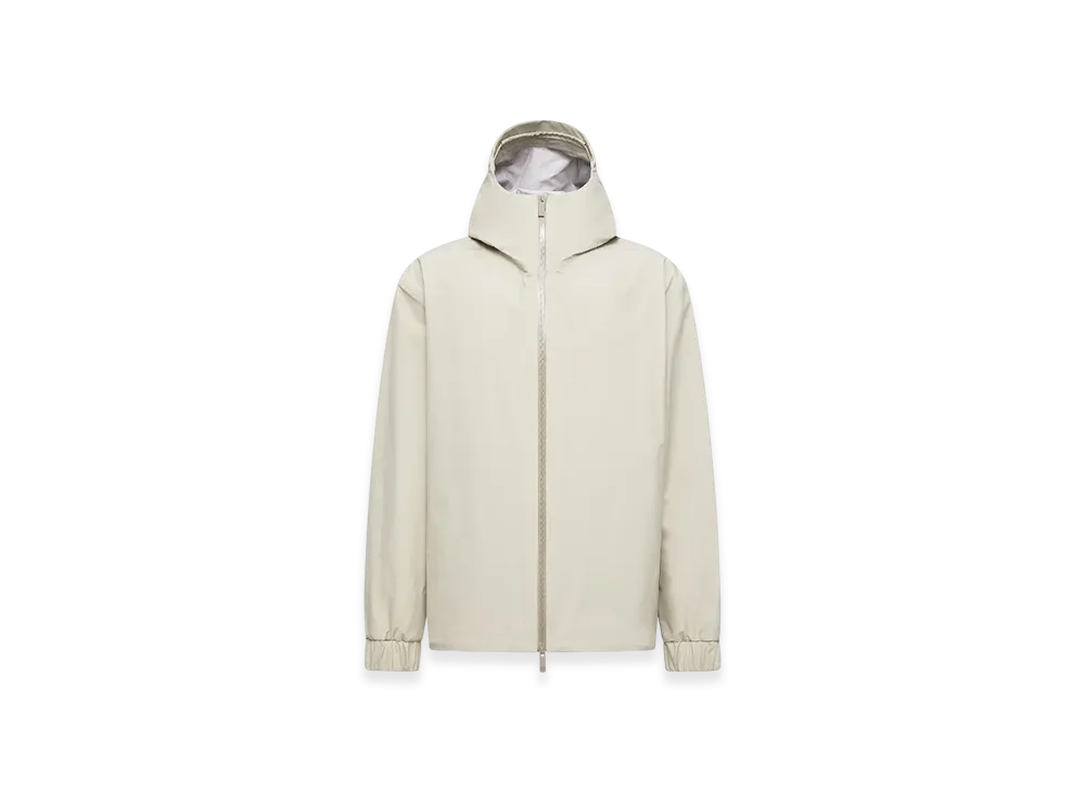 MONCLER Bise Hooded Rain Jacket "Light Beige"