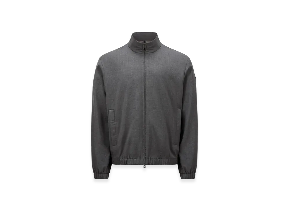 MONCLER Malavat Wool Jacket "Dark Grey"