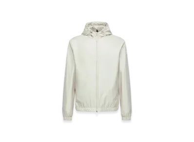 MONCLER Domene Hooded Windbreaker "White Ivory"