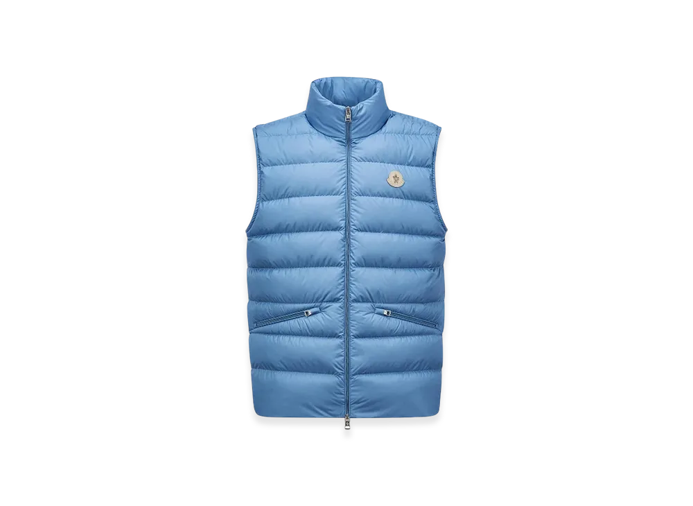 MONCLER Lechtal Down Gilet "Light Blue"