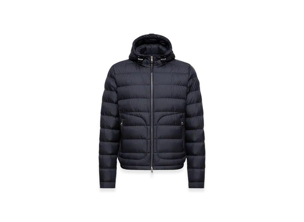 MONCLER Sestriere Hooded Short Down Jacket "Navy Blue"