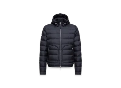 MONCLER Sestriere Hooded Short Down Jacket "Navy Blue"