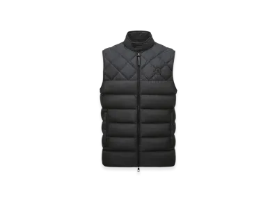MONCLER Arcalod Diamond-Quilted Down Gilet "Black"