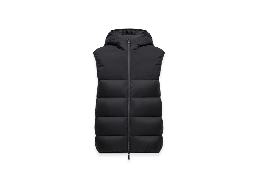 MONCLER Bresse Hooded Down Gilet "Black"
