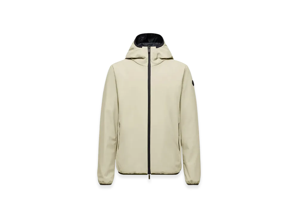 MONCLER Chalves Hooded Short Down Jacket "Light Beige"