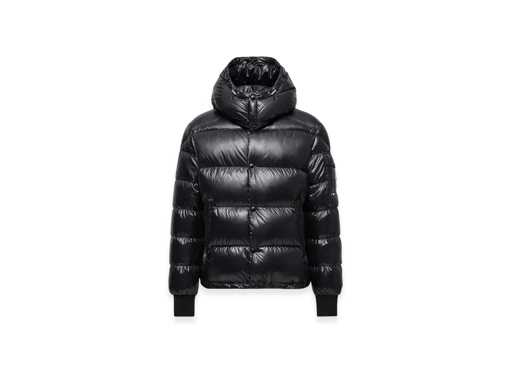 MONCLER Maljasset Hooded Short Down Jacket "Black"