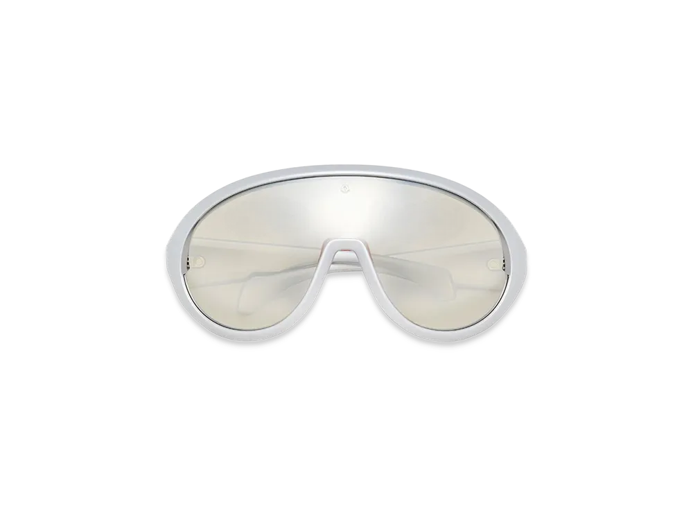 MONCLER Contrast Oval Sunglasses "Silver"