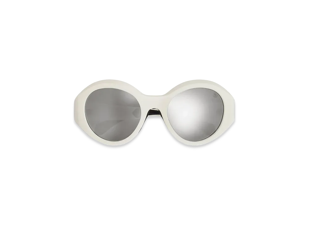 MONCLER Futuro Round Sunglasses "Off White"