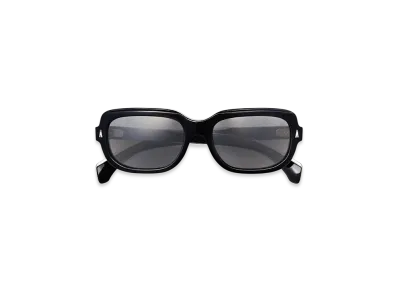 MONCLER Suntrap Rectangular Sunglasses "Black"