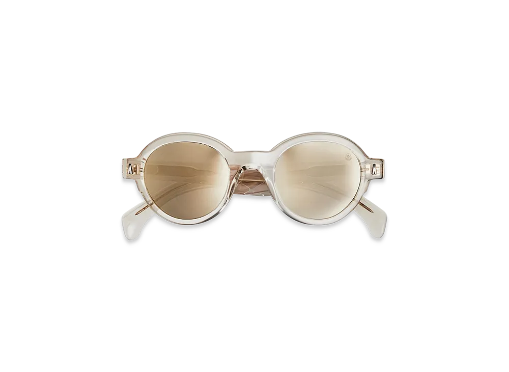 MONCLER Rondosa Round Sunglasses "Off White"