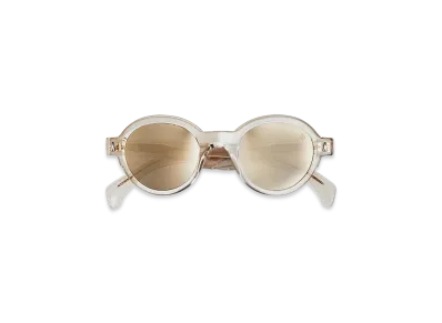 MONCLER Rondosa Round Sunglasses "Off White"