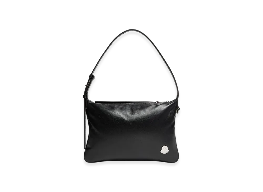MONCLER Vetta Nappa Leather Shoulder Bag "Black"