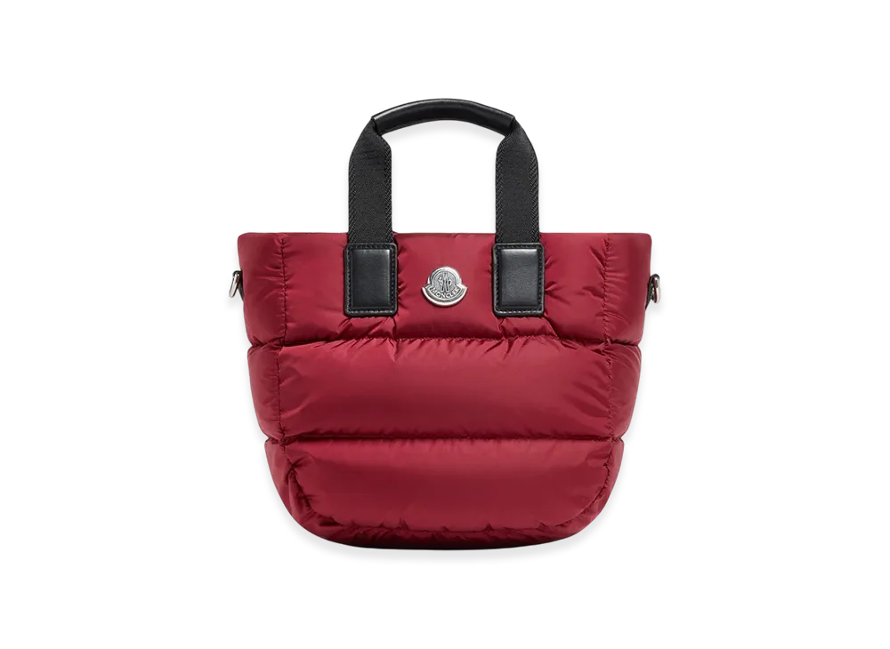 MONCLER Caradoc Water-Repellent Mini Tote Bag "Red"