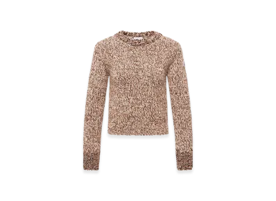 MONCLER Mouline Wool Jumper "Beige"