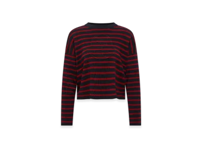 MONCLER Striped Wool Jumper "Blue Red"