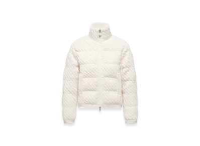 MONCLER Padded Wool & Cotton Zip-Up Cardigan "White"