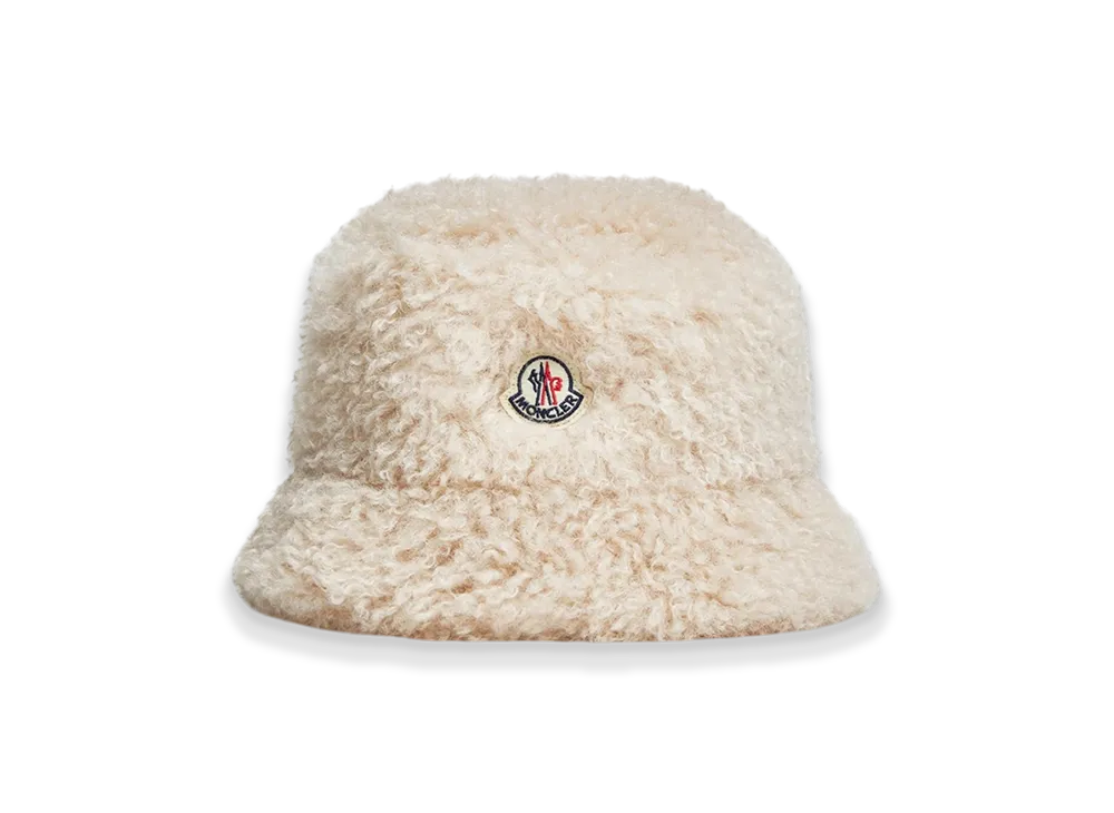 MONCLER Teddy Bucket Hat "White"