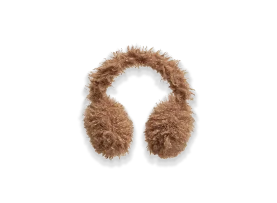 MONCLER Padded Teddy Ear Muffs "Beige"