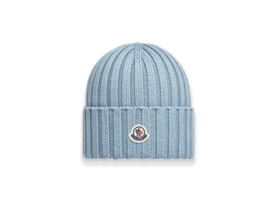 MONCLER Wool Beanie "Blue"