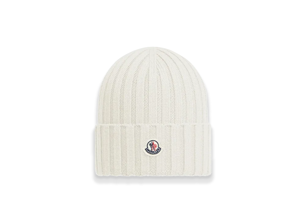MONCLER Wool Beanie "White"