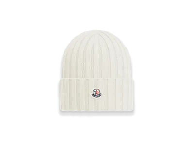 MONCLER Wool Beanie "White"