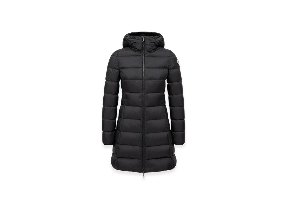 MONCLER Gie Hooded Long Down Jacket "Black"