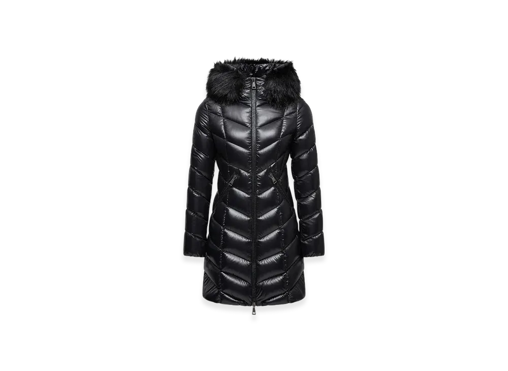 MONCLER Fulmarus Hooded Long Down Jacket "Black"